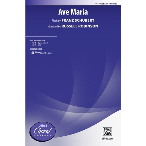 Ave Maria Op 52 No 6 SSA