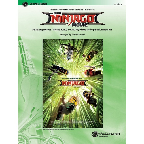 The Lego Ninjago Movie Arr Patrick Roszell Concert Band Sheet Music