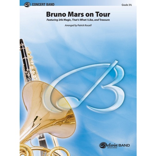 Bruno Mars On Tour Concert Band Gr 3.5