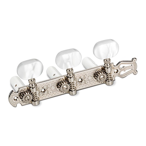 Schaller 3/3 Classic Plate Nickel Guitar Machine Heads LNi1-10340152