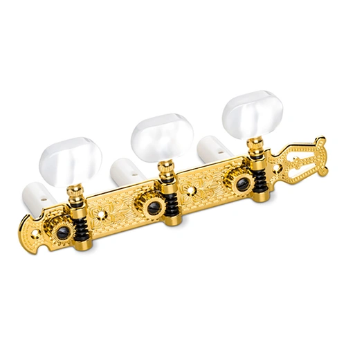 Schaller 3/3 Classic Gold Machine Heads for Classical Guitar LG1-10340552