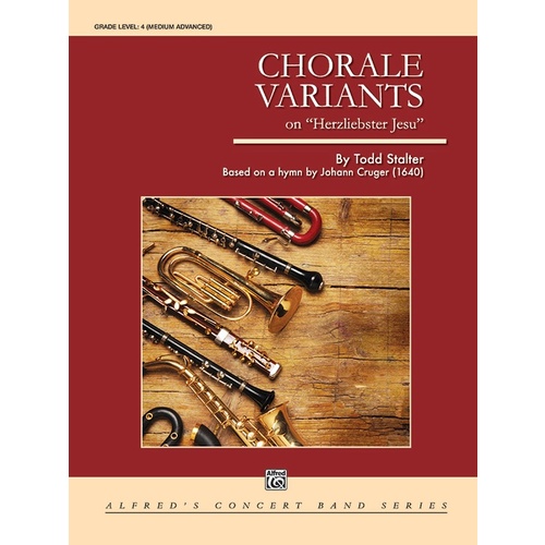 Chorale Variants On Herzliebster Jesu Concert Band Gr 4