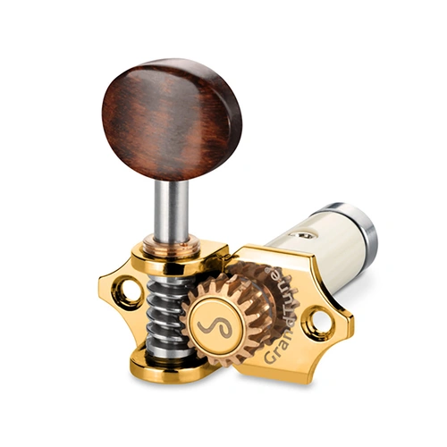 Schaller GrandTune Singles 3/3 Classical Gold Snakewood Deluxe Machine Heads