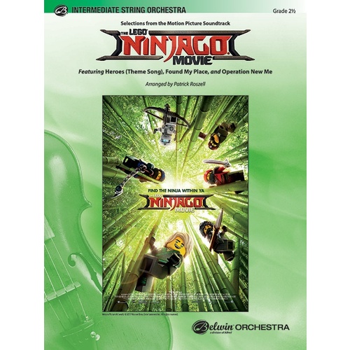 The Lego Ninjago Movie Selections String Orchestra Gr 2.5
