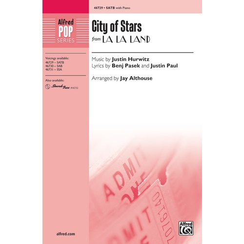 City Of Stars SATB