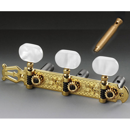 Schaller Machines 3/3 Steel/Plate-Gold LG3-10340558
