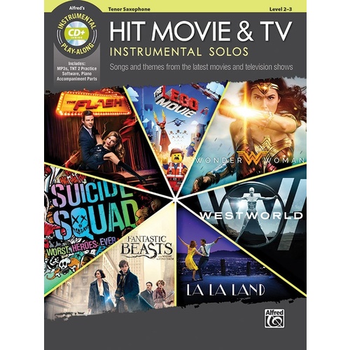 Hit Movie And Tv Instrumental Solo Tenor Sax Book/CD