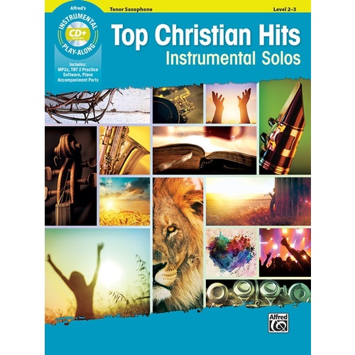 Top Christian Hits Instrumental Solos TSax Book/CD