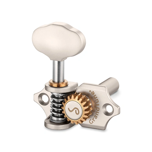 Schaller GrandTune 3/3 Slotted Machine Heads Satin Pearl/BB