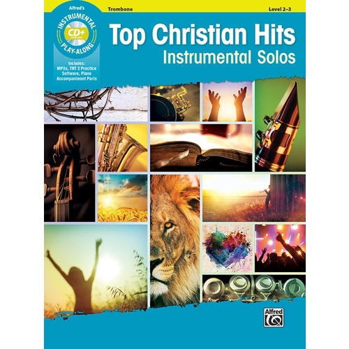 Top Christian Hits Instrumental Solos Trombone Book/CD