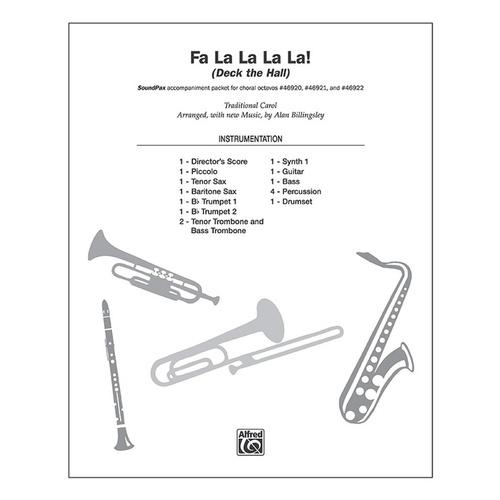 Fa La La La La! Soundpax Instrumental Parts