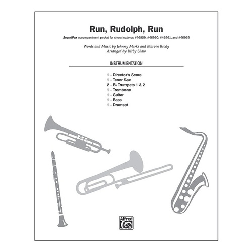 Run Rudolph Run Soundpax Instrumental Parts