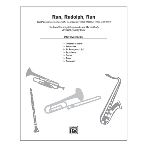 Run Rudolph Run Soundpax Instrumental Parts