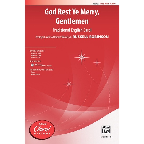 God Rest Ye Merry Gentlemen SATB