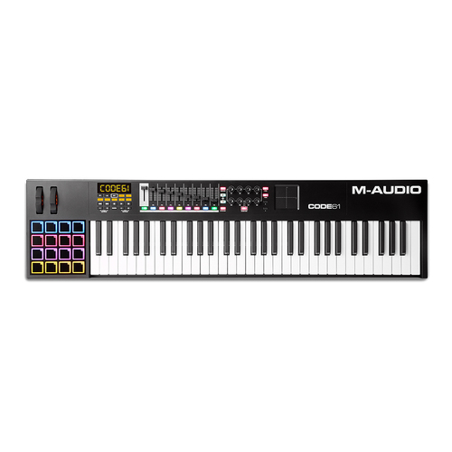 M-Audio Code 61 Usb Key Controller Pads Pots Faders