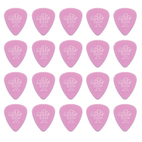 20 x Dunlop Premium DELRIN 500 .46MM Gauge Guitar Picks 41R