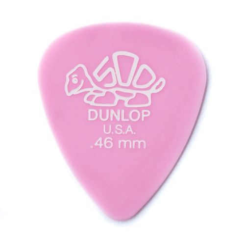 Jim Dunlop 0.46MM Delrin Standard Pick - 500 Standard Series (Single)