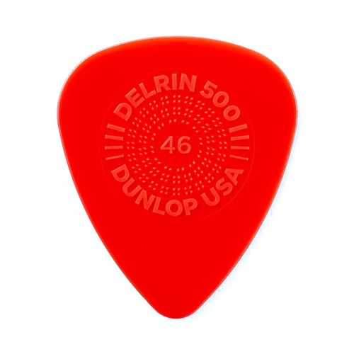 6 x Jim Dunlop Prime Grip DELRIN 500 0.46MM Gauge Guitar Picks 450R 