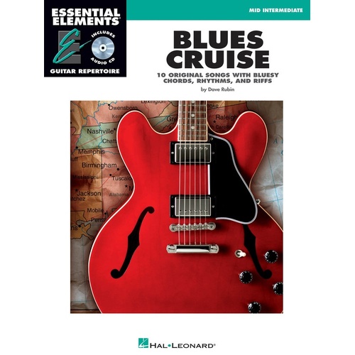 Blues Cruise Early Intermediate Guitar Book/CD Essential Elements (Softcover Boo