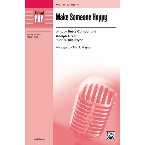 Make Someone Happy SATB