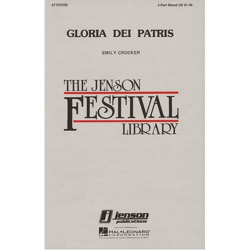 Gloria Dei Patris 3 Pt