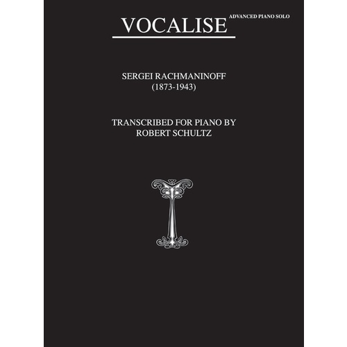 Vocalise Op 34 No 14 Piano Sheet Music