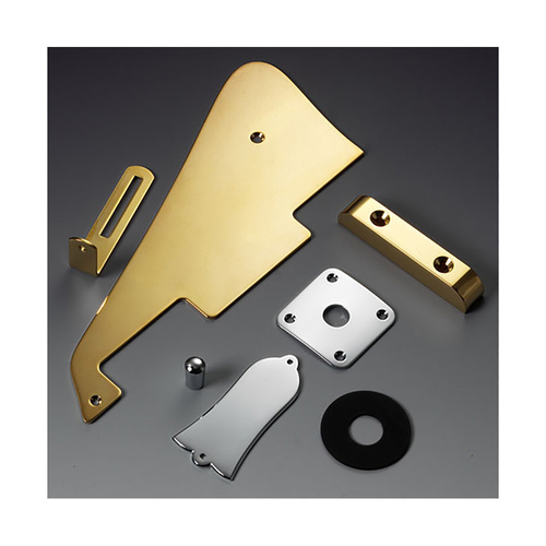 Schaller LP Black Pickguard 1231 with Screws and Angle Bracket
