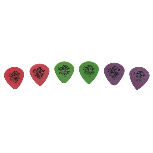 Jim Dunlop Jazz Pick Tortex Hard Round  (Single)