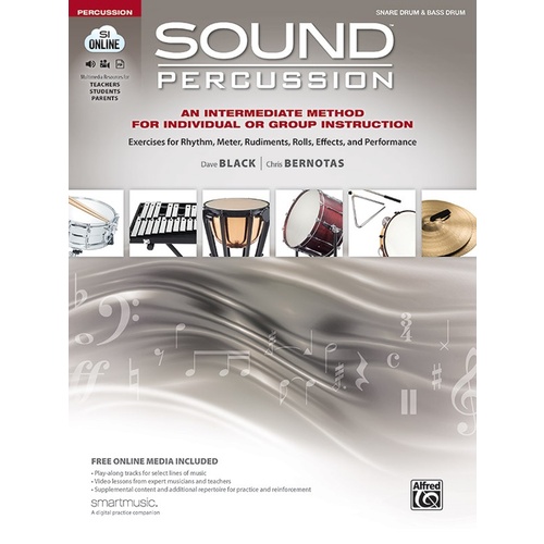 Sound Percussion Snare Drum/Bass Drum Book/Oa