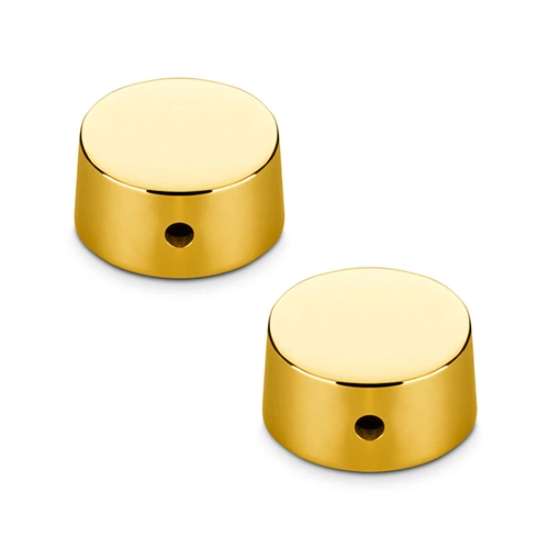 Schaller Guitar Speed Knobs Set of 2 Gold Brass 149-15030500