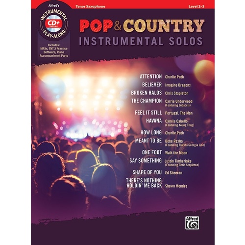 Pop & Country Instrumental Solos Tenor Sax Book/CD