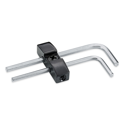 Schaller Guitar Allen Key Holder (4 keys) Chrome-15230200