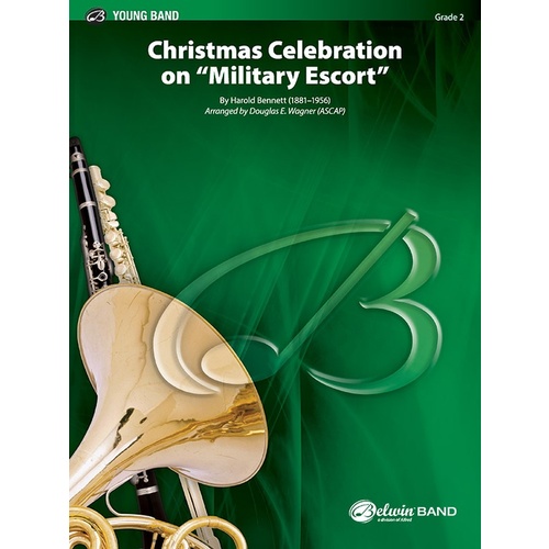 Christmas Celebration On "Military Escort" Concert Band Gr 2