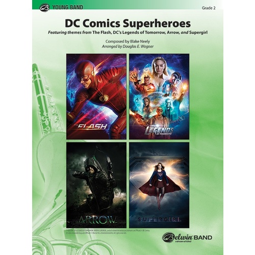 Dc Comics Superheroes Concert Band Gr 2