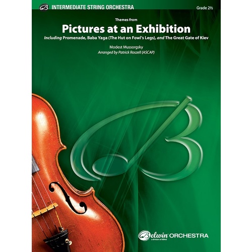Themes From Pictures At An Exhibition String Orchestra Gr 2.5