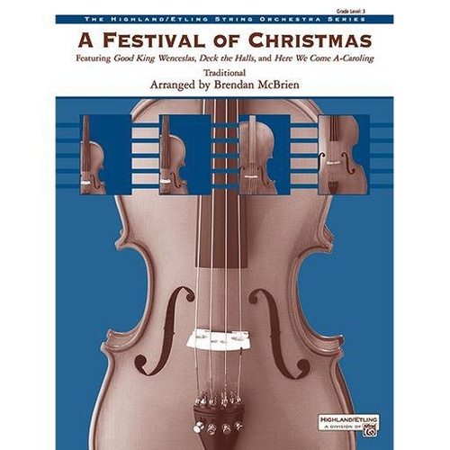 A Festival of Christmas String Orchestra Grade 3 Score/Parts by McBrien