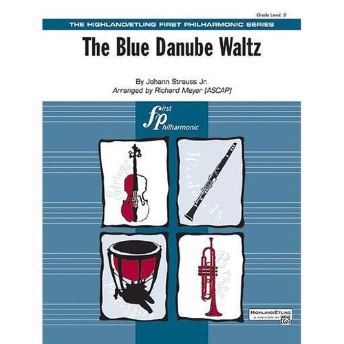 The Blue Danube Waltz Full Orchestra Sheet Music by Richard Meyer Gr 2