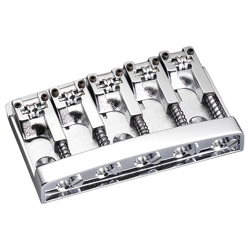 Schaller 3D-5 Bass Bridge (5-String) Chrome - 12140200