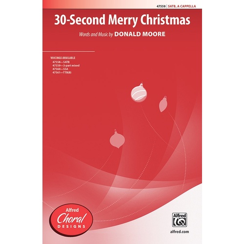 30 Second Merry Christmas SATB