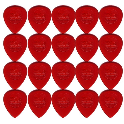 20 x Jim Dunlop Big Stubby 1.00MM Gauge Guitar Picks 475R Plectrums, Red