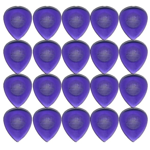 20 x Dunlop Big Stubby 2.00MM Gauge Guitar Picks, Purple