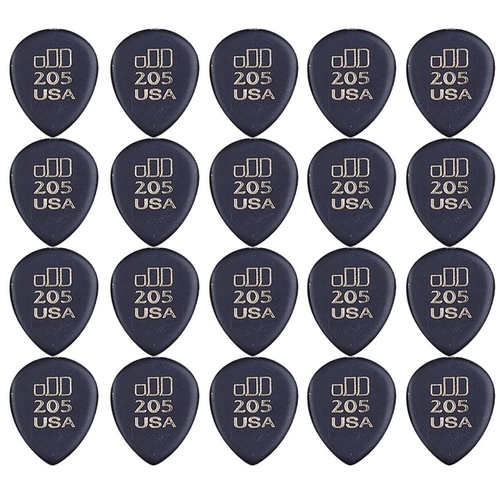 24 x Jim Dunlop JD Jazztones 205 Point Tip Guitar Picks 477R205 Jazz
