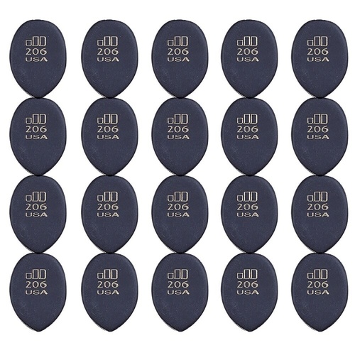 24 x Jim Dunlop JD Jazztones 206 Medium Tip Guitar Picks 477R206, Jazz