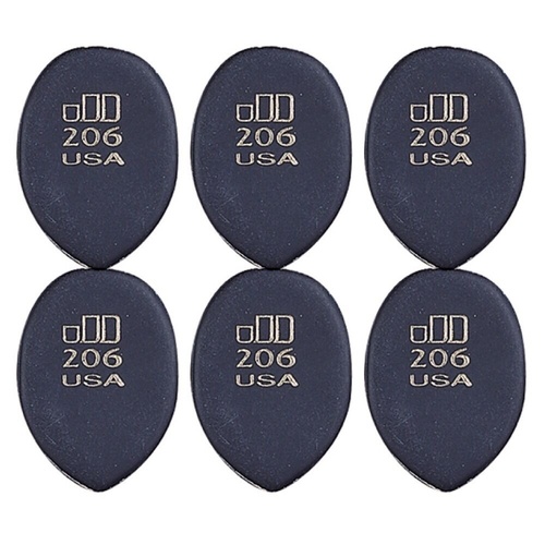 6 x Jim Dunlop JD Jazztones 206 Medium Tip Guitar Picks 477R206, Jazz