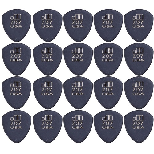 24 x Jim Dunlop JD Jazztones 207 Large Round Tip Guitar Picks 477R207