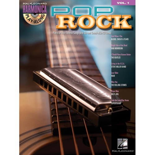 Pop Rock Harmonica Playalong V1 Book/CD (Softcover Book/CD)