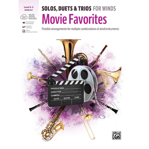 Solos, Duets & Trios for Winds: Movie Favorites Horn in F - Alfred 47832