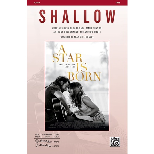 Shallow From A Star Is Born SATB