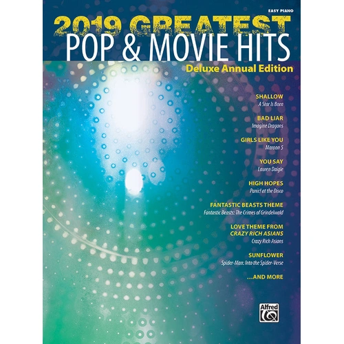 2019 Greatest Pop & Movie Hits Easy Piano Sheet Music