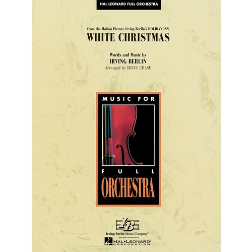 White Christmas Medalist Hal Leonard Full Orchestra 3-4 (Music Score/Parts)